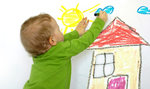 дети рисуют дом