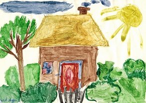рисунок Андрея "Мой дом"